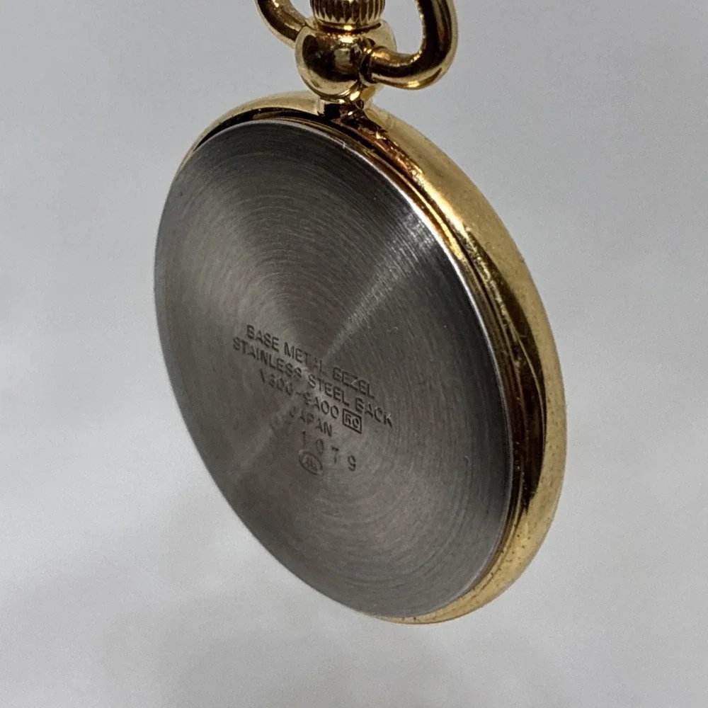 Vintage SEIKO SUCCESS Alba V306-9A00 Quartz Pocket Watch - Running!